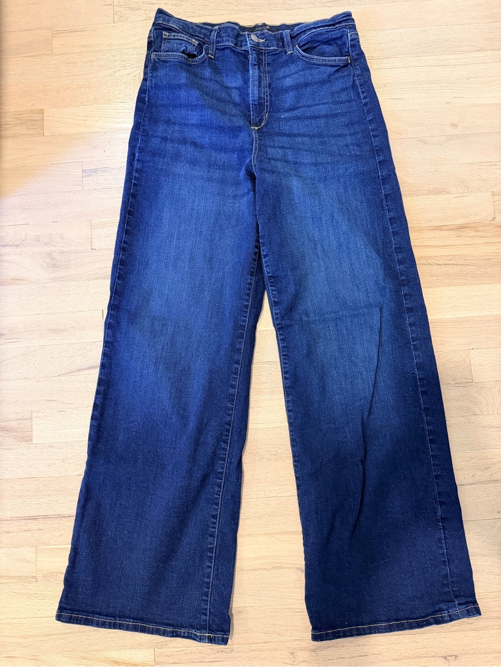 Joe's Jeans Wide Leg Dark Blue Denim
